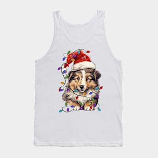 Christmas Puppy Tank Top